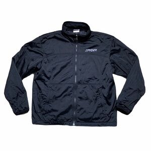 Spyder Softshell Bomber Jacket Black Size 12 EUC